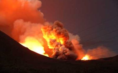 ISRA Peduli Korban Letusan Gunung Lokon